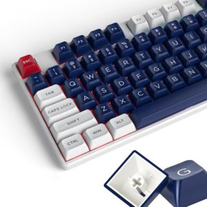 Blank White PBT Keycaps – Cherry Profile for MX Switches
