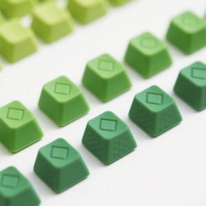 Durable rubber keycaps for heavy typists