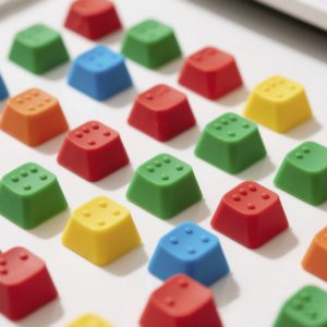 RGB rubber keycaps for custom builds