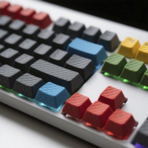 Rubber keycaps for mechanical keyboards