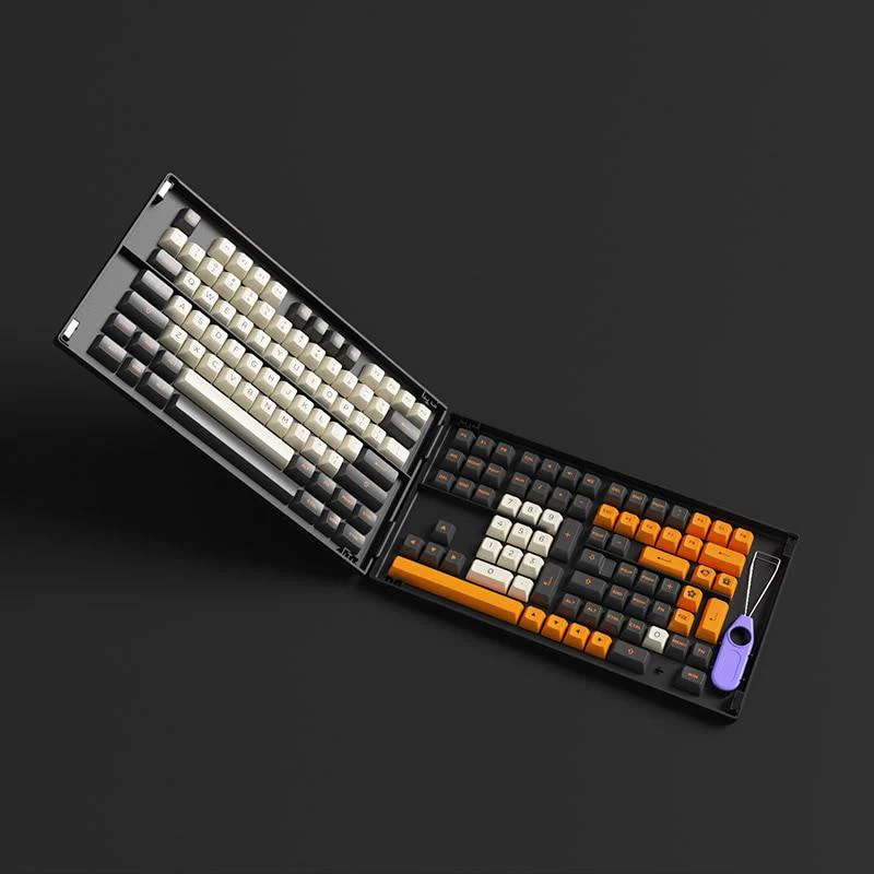 Akko Carbon Retro PBT double-shot keycaps for custom mechanical keyboards product gallery image 2