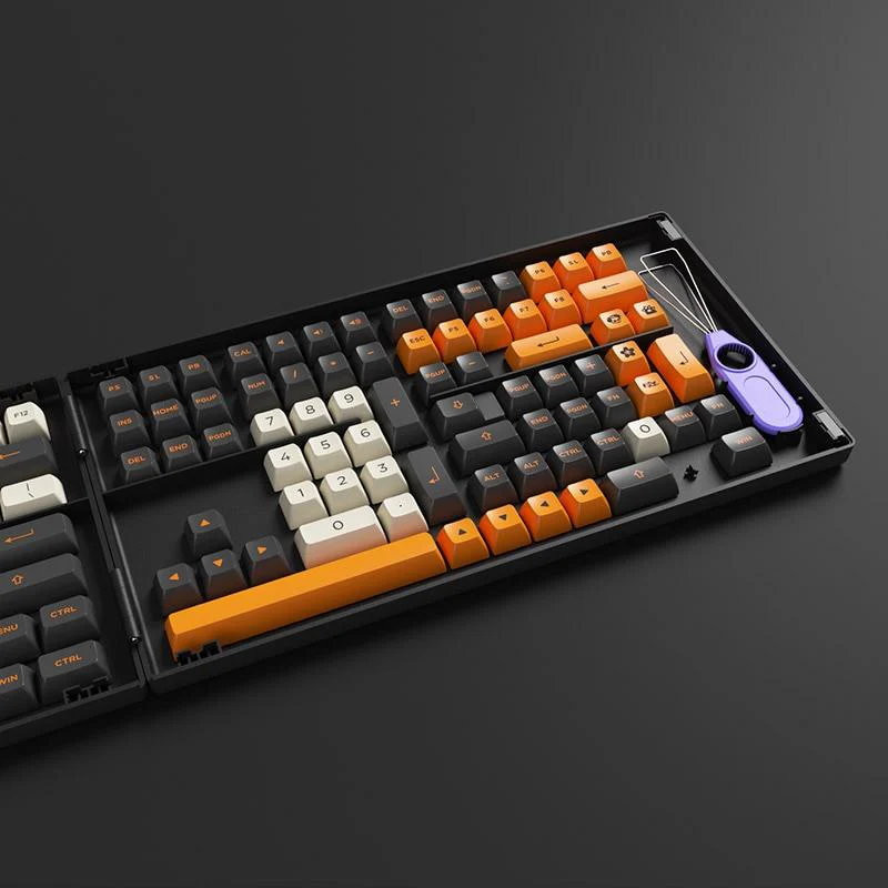 Akko Carbon Retro PBT double-shot keycaps for custom mechanical keyboards product gallery image 6