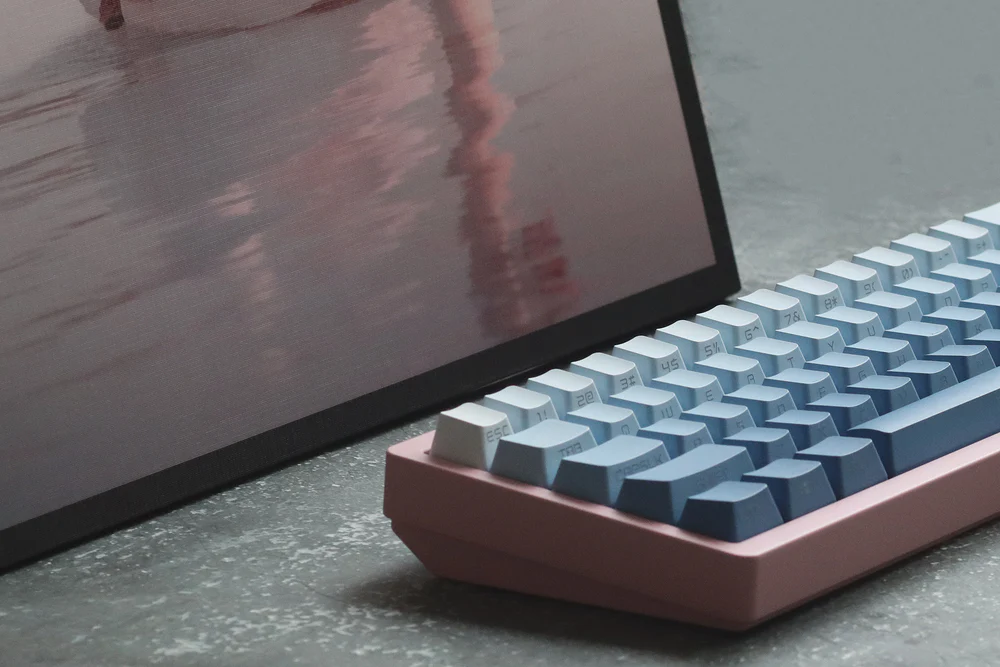 Fog Blue Gradient Backlight Keycaps5