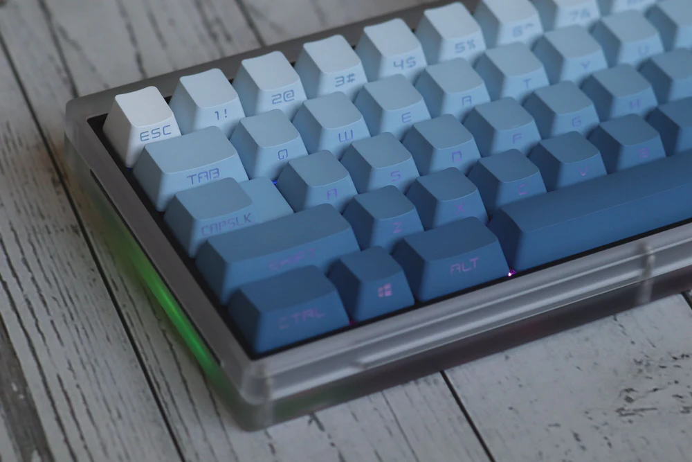 Fog Blue Gradient Backlight Keycaps7