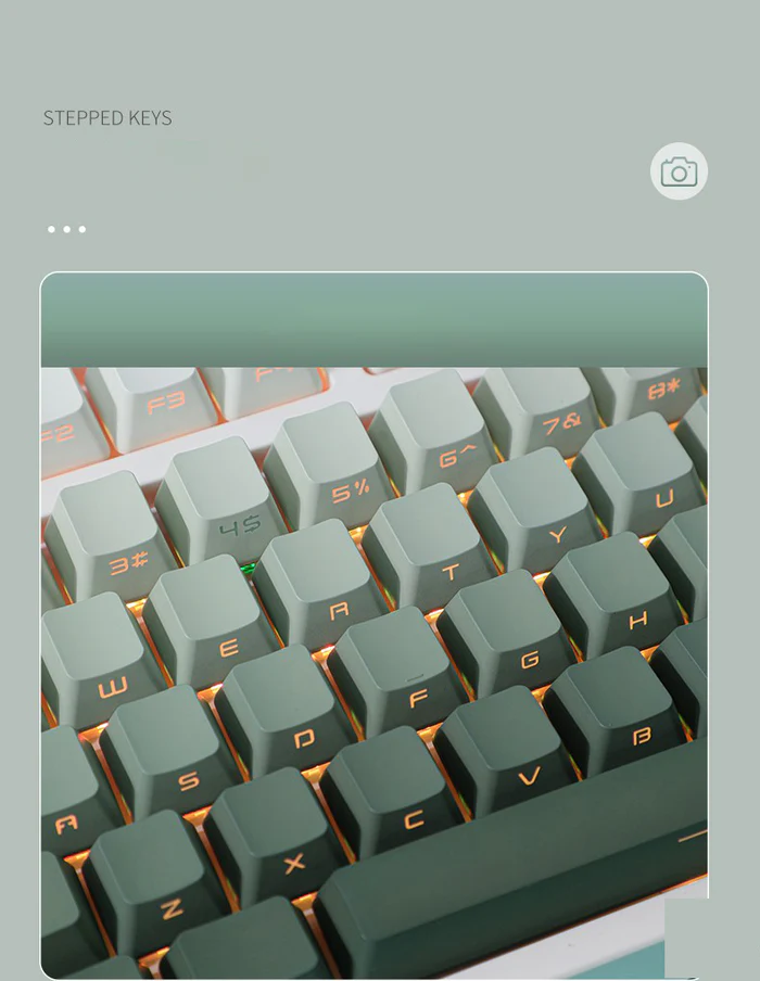 Green Gradient keycaps2