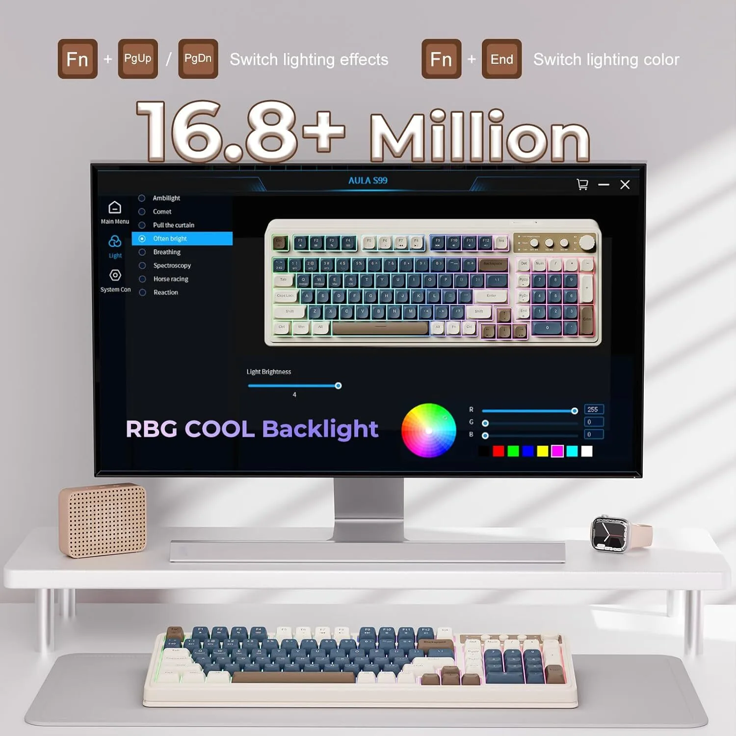 99 Custom Bluetooth Keyboard Tri-Mode Bluetooth 5.0/2.4GHz/USB-C Programmable (Custom order only)