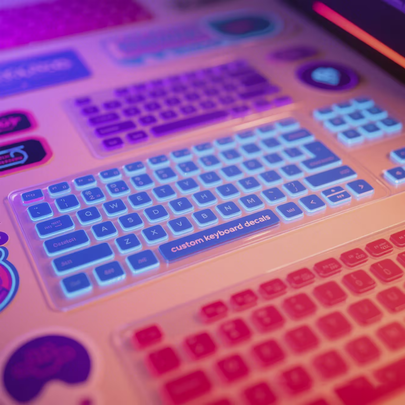 Custom Keyboard Decals