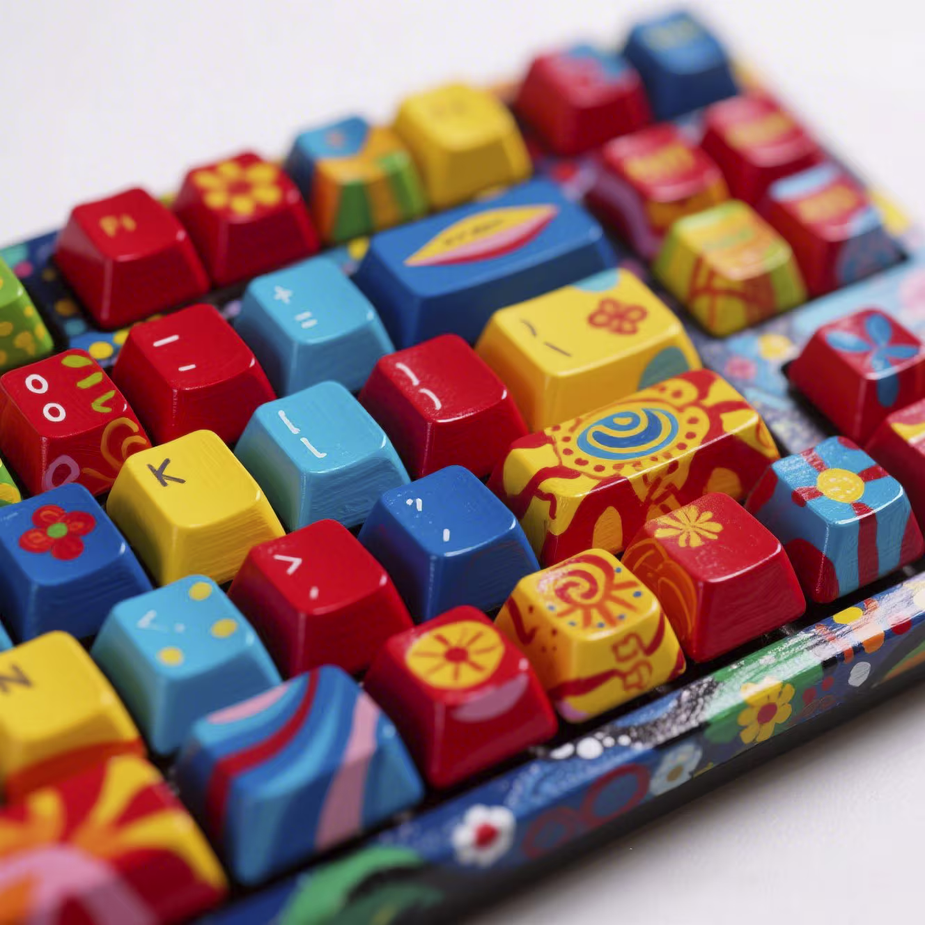 Custom Painted Keyboard