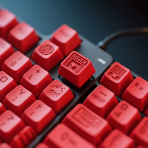 Retro Arcade Laser Carving Keycaps