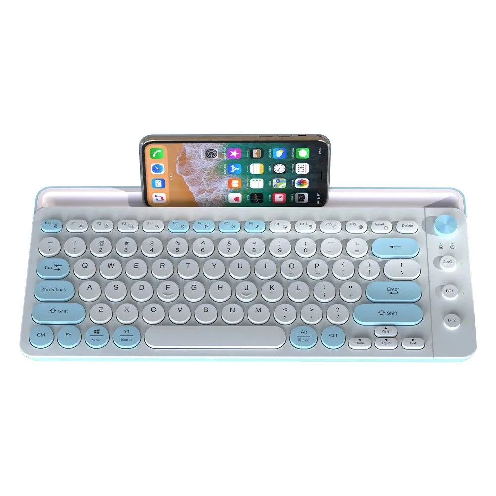 jpg90-t3-scale100 (1) KY-K872W tri-mode wireless keyboard with metal music knob for OEM keyboard supply main product image