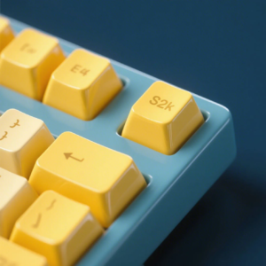 Yellow Ceramic Keycap
