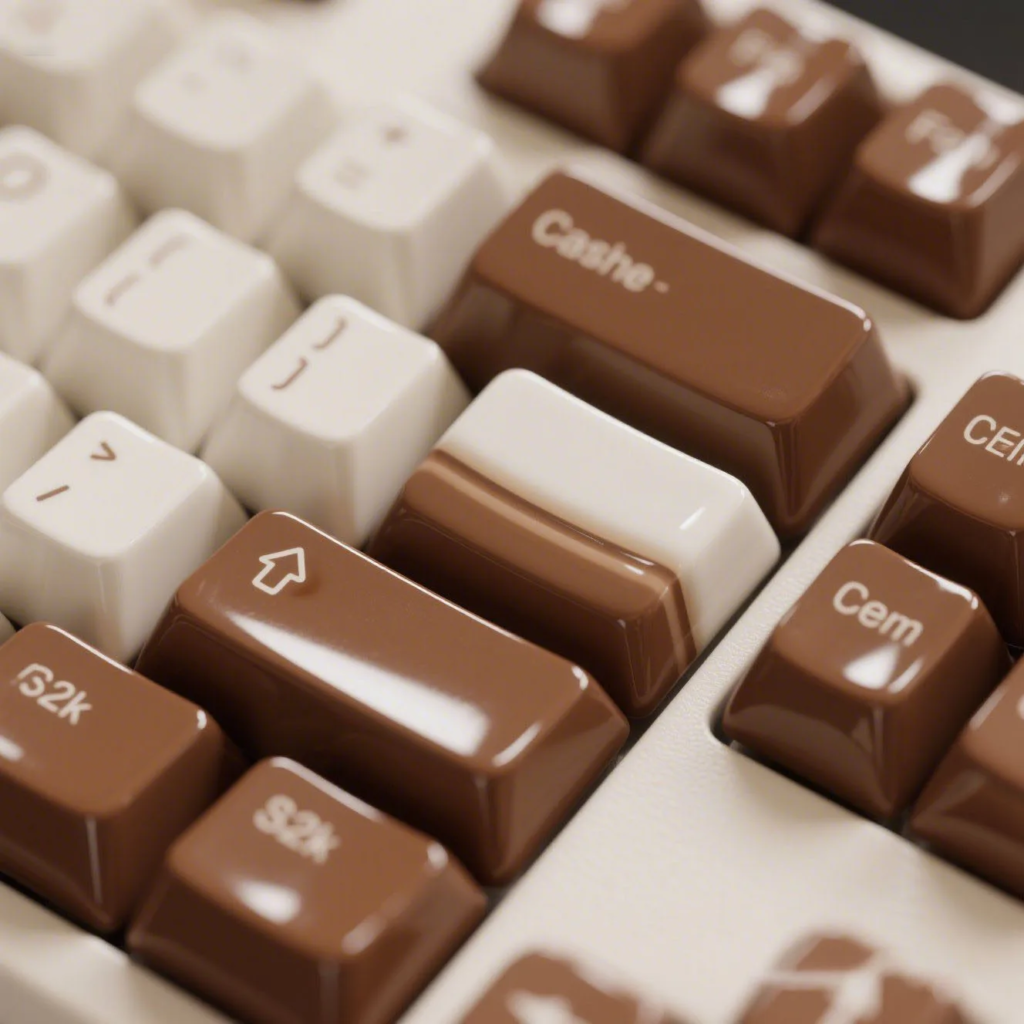 Brown Ceramic Keycap