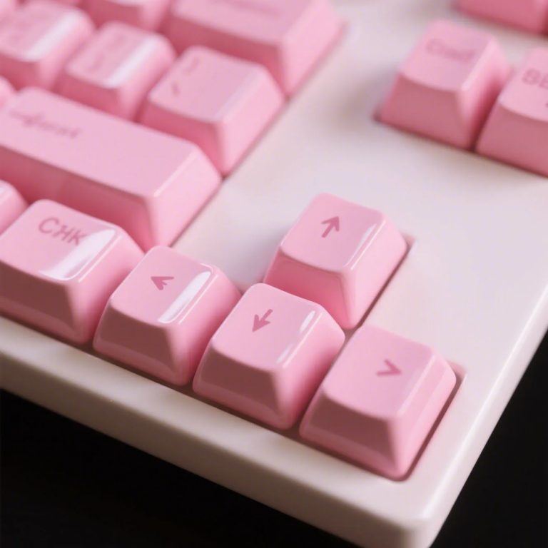 Pink Ceramic Keycap