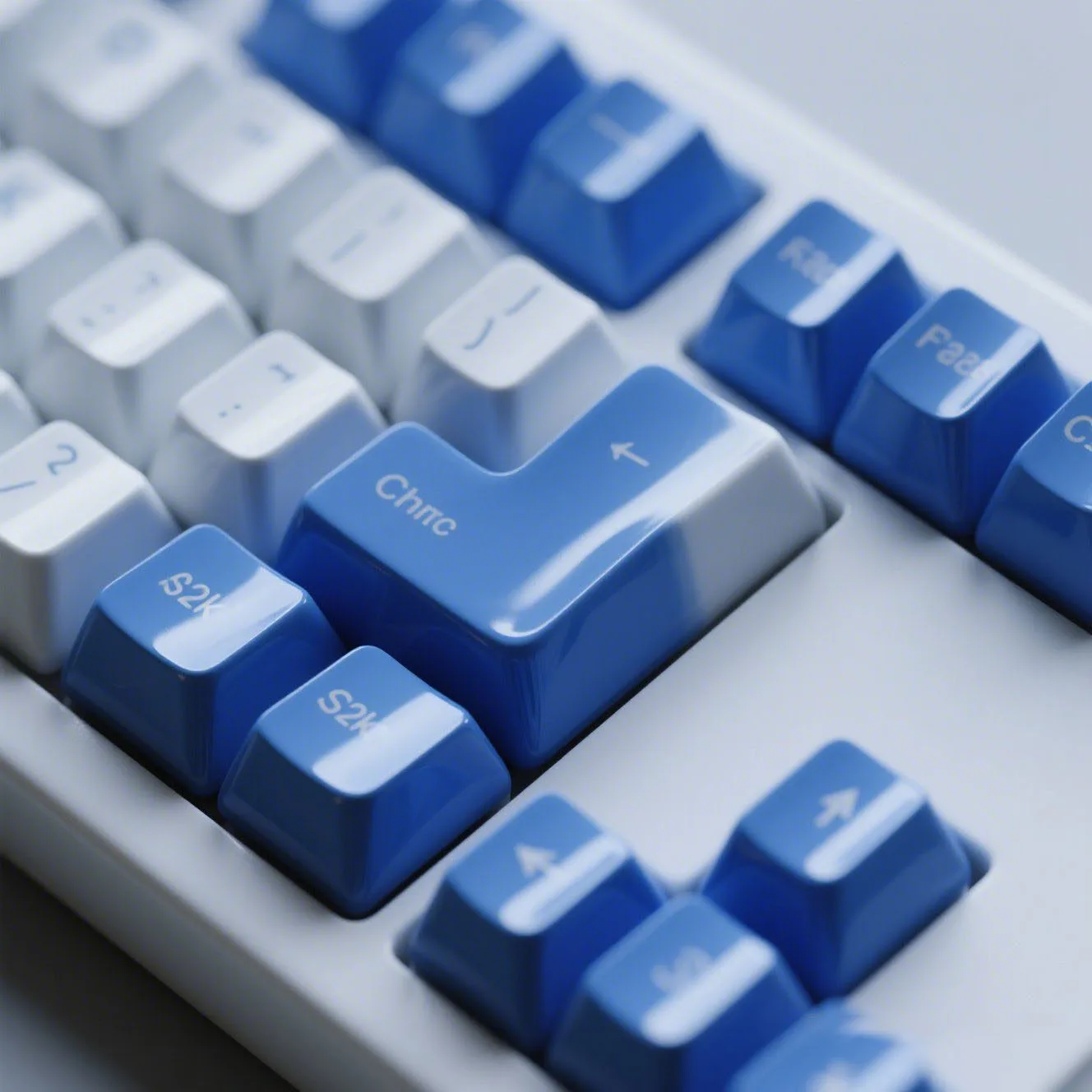 Blue Ceramic Keycap