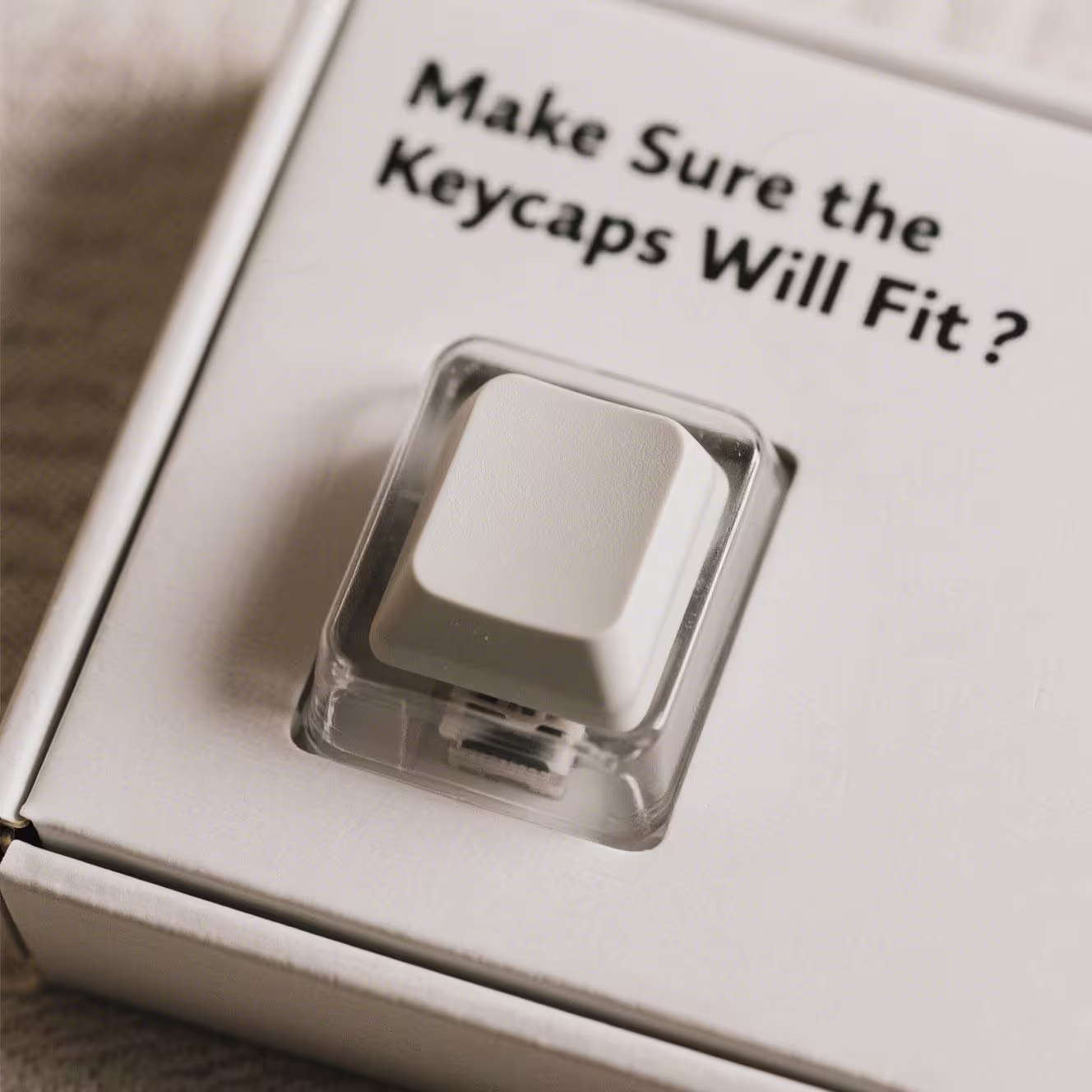Make Sure the Keycaps Will Fit