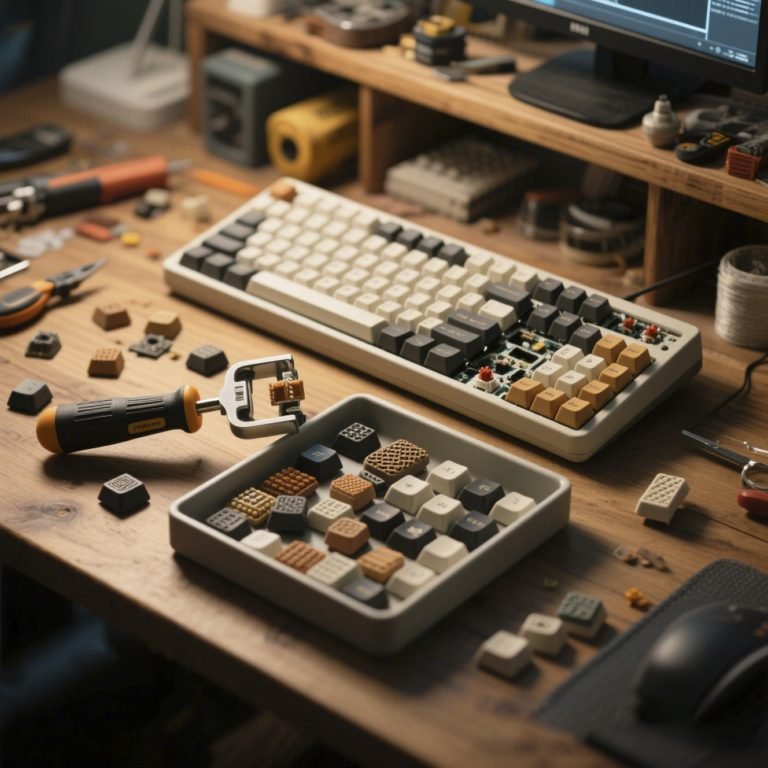 Rubber keycaps for backlit keyboards