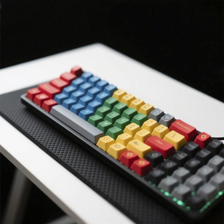 Durable rubber keycaps for heavy typists