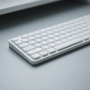 White Ceramic Keycaps