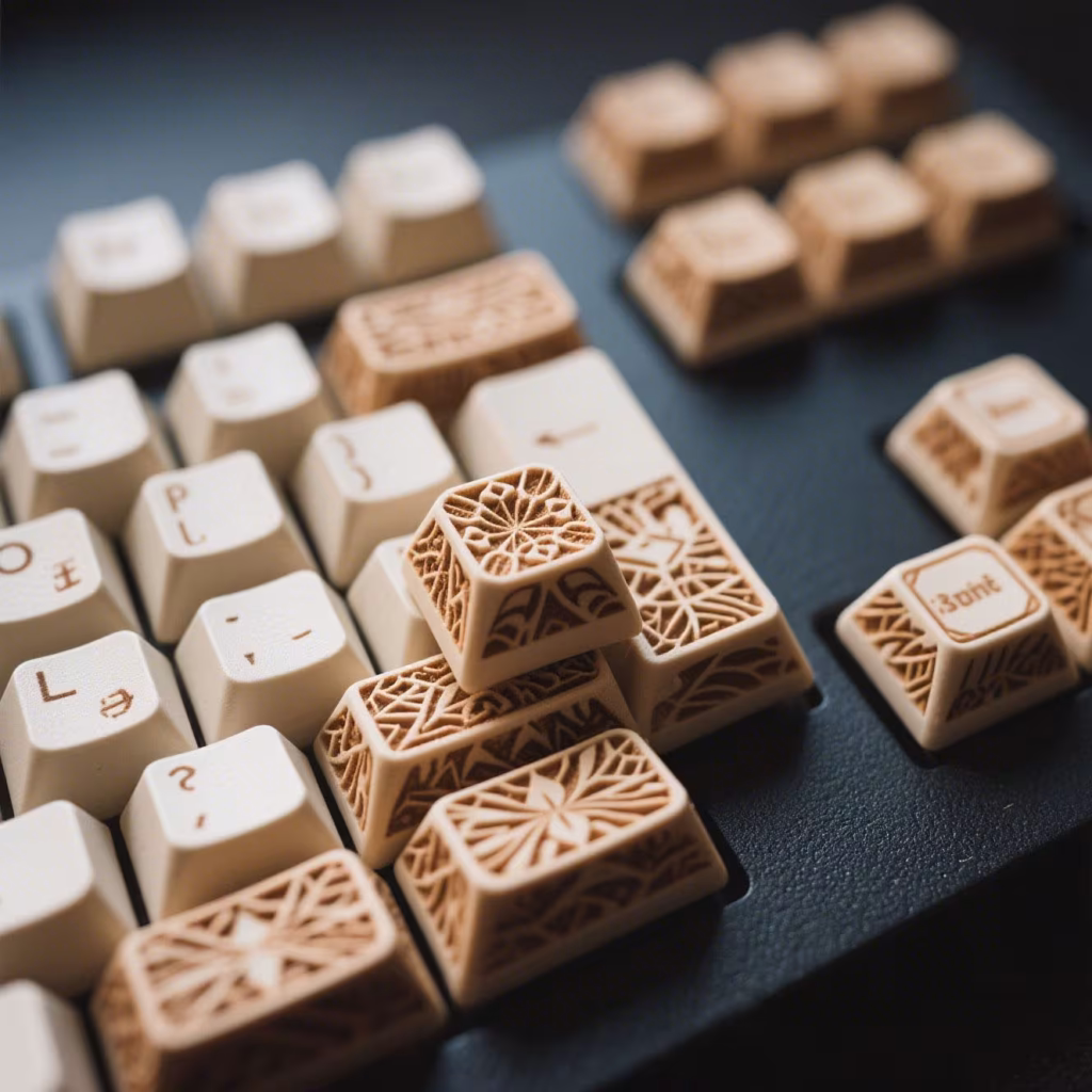 Laser Carving Keycaps