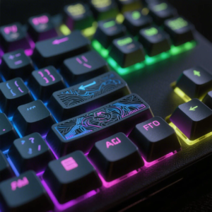 RGB Backlit Laser Carving Keycaps