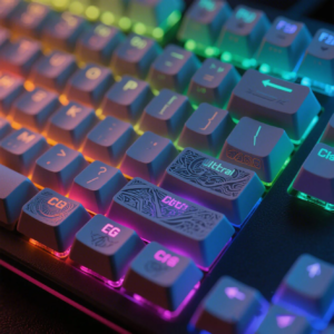 RGB Backlit Laser Carving Keycaps