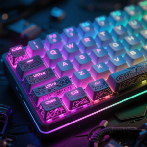 RGB Backlit Laser Carving Keycaps