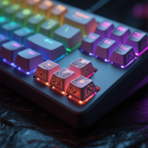 RGB Backlit Laser Carving Keycaps