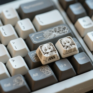 Anime Theme Laser Carving Keycaps