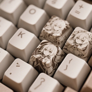 Anime Theme Laser Carving Keycaps