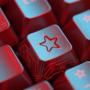 Galactic Stars Laser Carving Keycaps