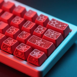 Galactic Stars Laser Carving Keycaps