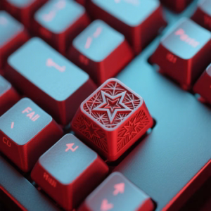Galactic Stars Laser Carving Keycaps