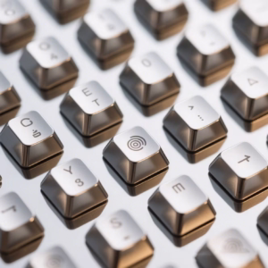 Brushed Metal Keycaps