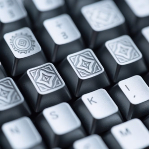 Brushed Metal Keycaps
