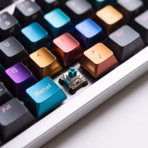 Minimalist Metal Keycaps
