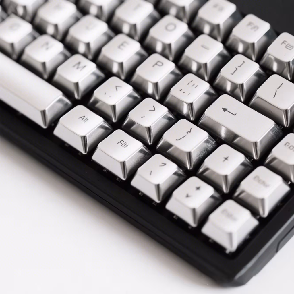 Minimalist Metal Keycaps