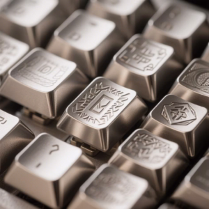 Engraved Metal Keycaps for Custom Builds
