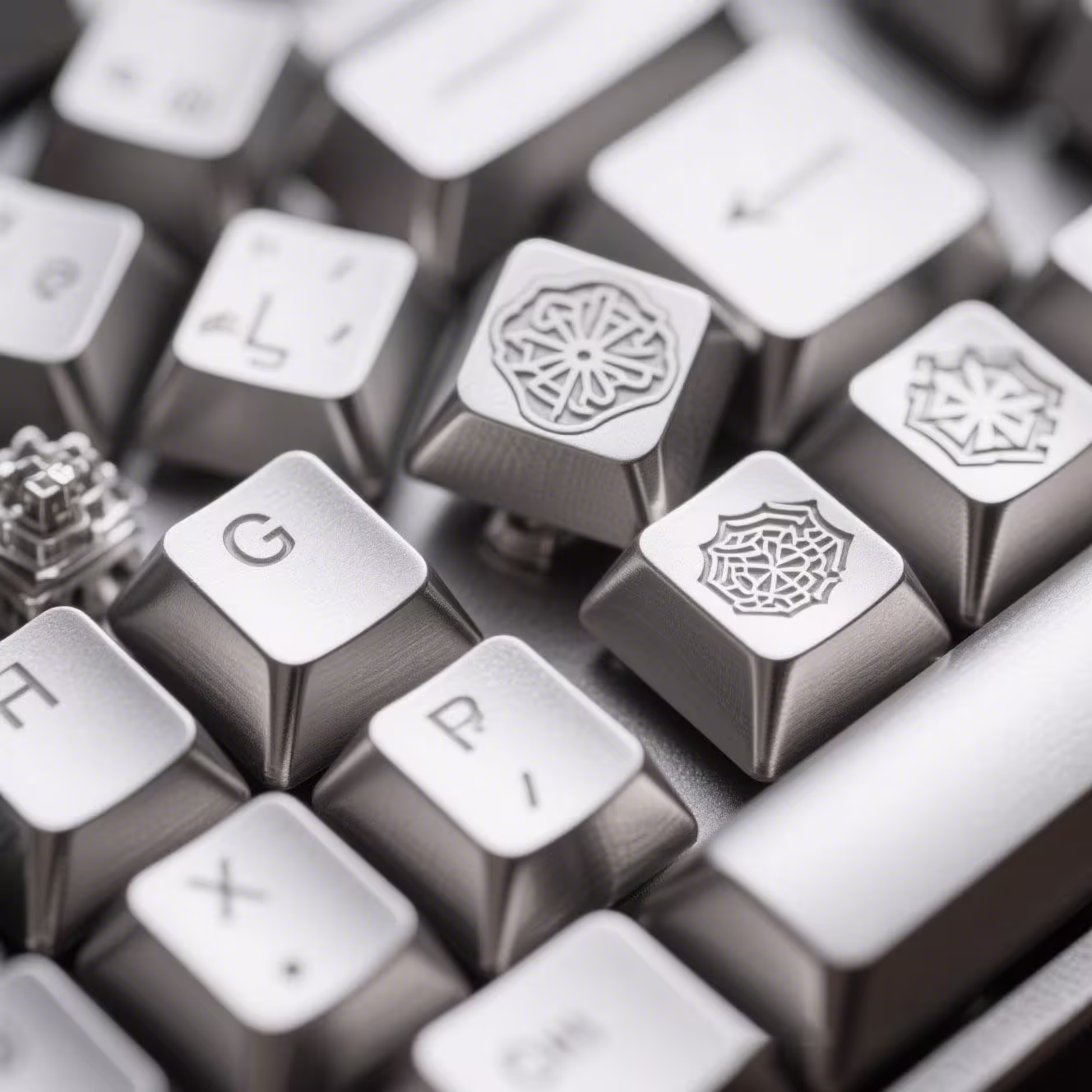 Custom Metal Keycaps for Mechanical Keyboards