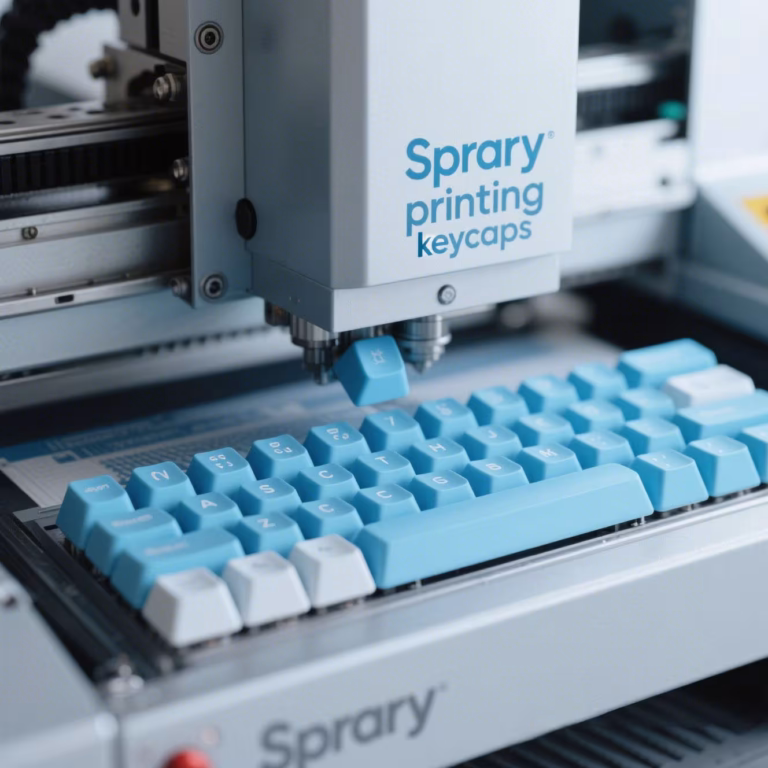 Spary printing Keycaps