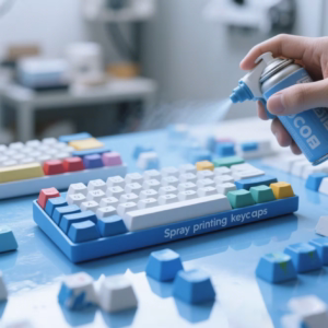 Spary Printing Keycaps for Sleek Builds