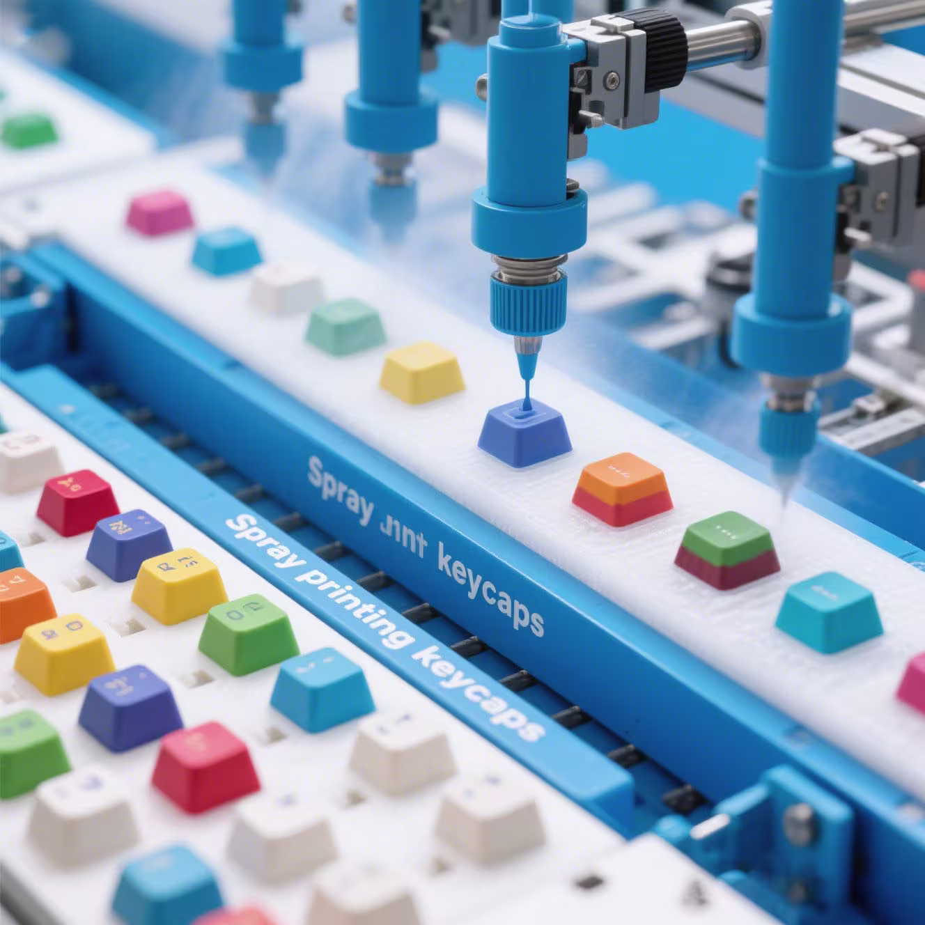 Spary Printing Keycaps for Sleek Builds Spary Printing Keycaps for Sleek Builds