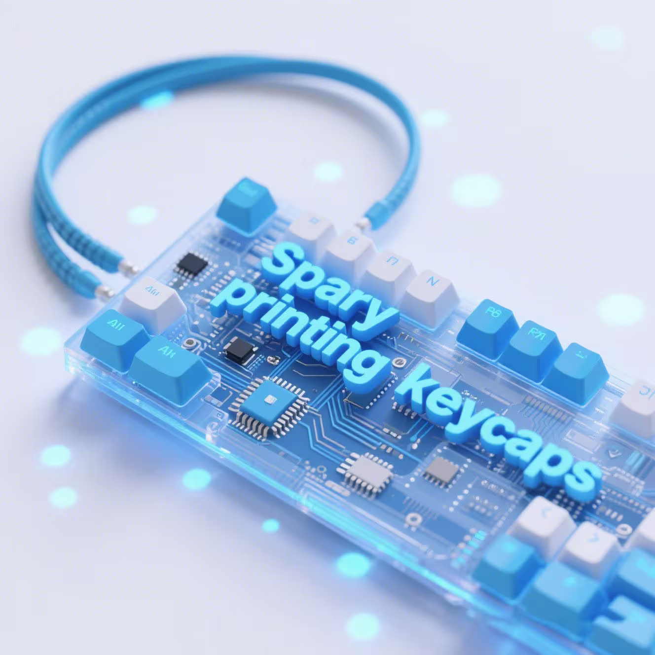Spary Printing Keycaps