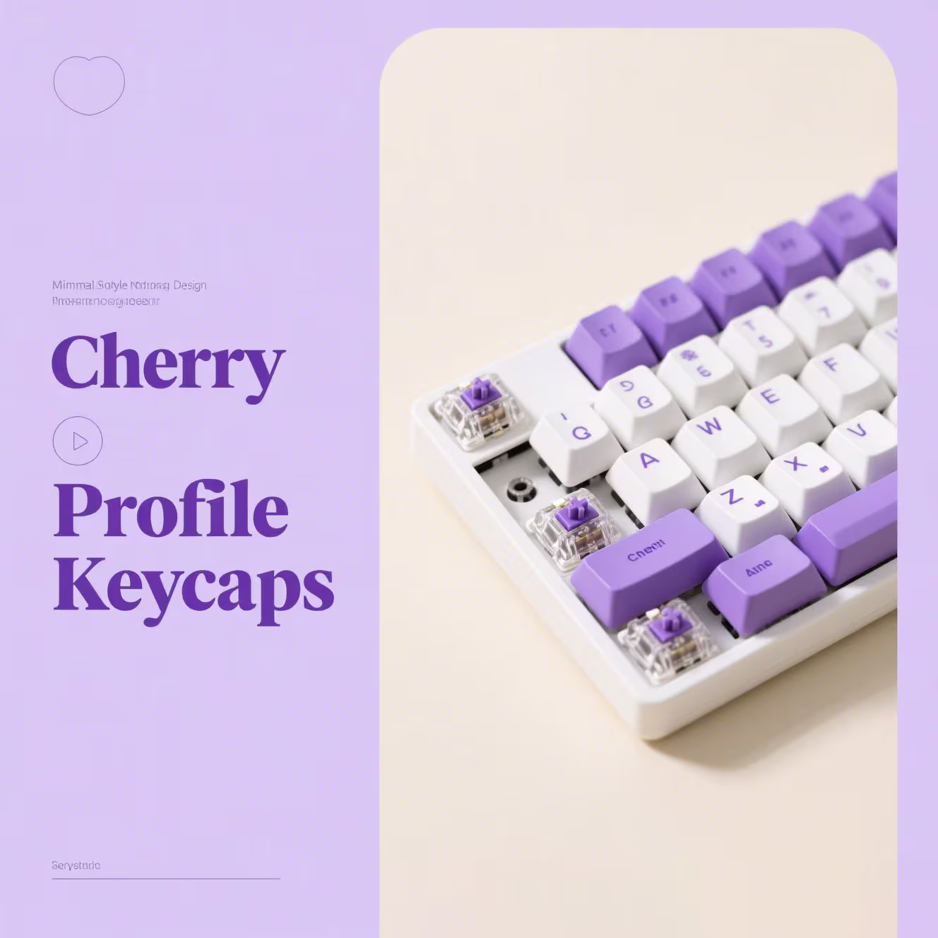 Custom Cherry Profile Keycaps – Sculpted Comfort & Typing Precision for Mechanical Keyboards