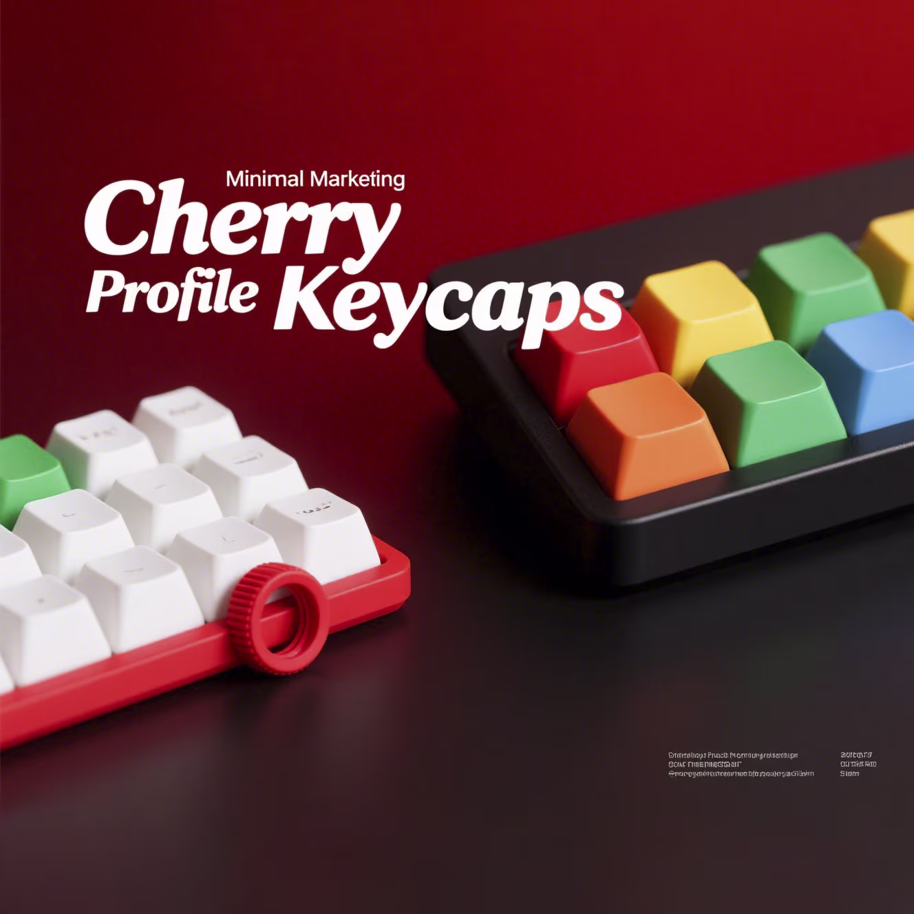 Affordable Cherry Profile Keycaps – Sculpted Comfort & Typing Precision for Mechanical Keyboards
