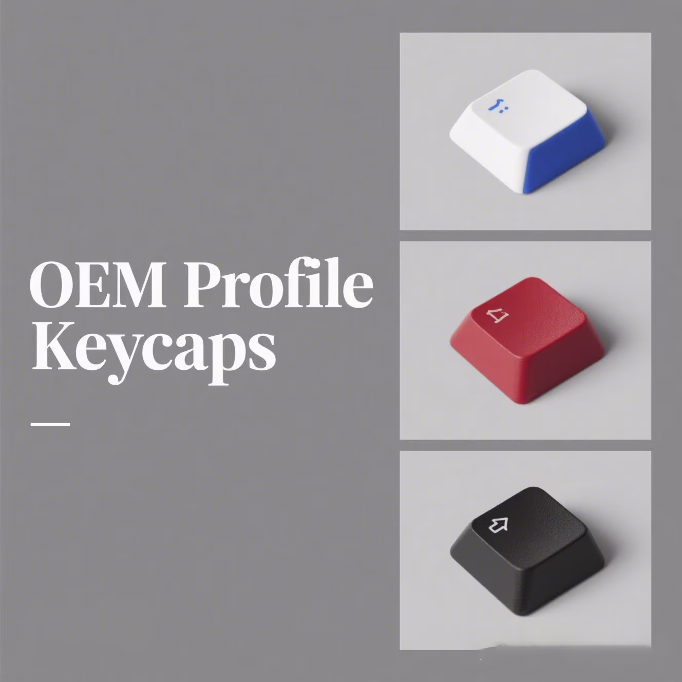 OEM Cherry Profile Keycaps – PBT Dye-Sublimation for Mechanical Keyboards