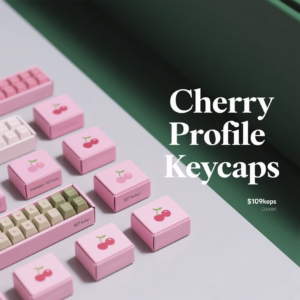 Cherry Profile Keycaps Set – Sculpted Comfort & Typing Precision for Mechanical Keyboards