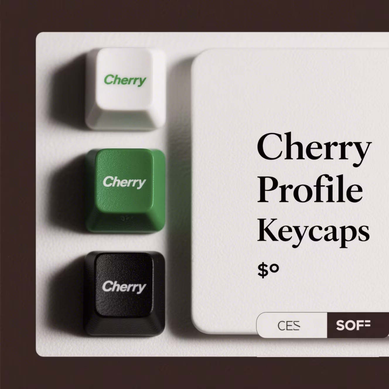 GMK Cherry Style Keycaps – Double-Shot ABS Premium Legends