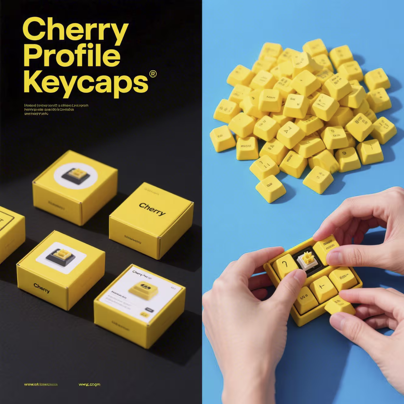 Cherry Profile Keycaps Amazon – Sculpted Comfort & Typing Precision for Mechanical Keyboards