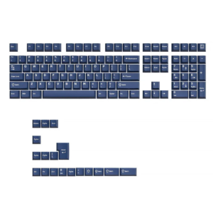 Blue Keycap Set - PBT, Doubleshot, 126 Keys, OEM Profile