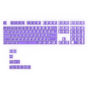 Crystal Purple Snake Keycap Set - OEM Profile, 119 Keys, Magnetic Switch Compatible